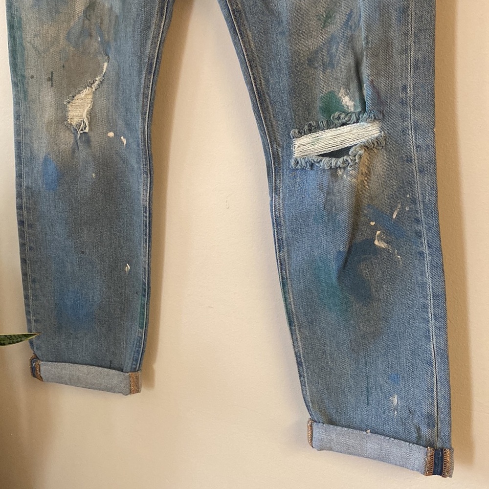 Baldwin Kennedy low rise boyfriend jeans size 27 waist - Picture 6 of 14